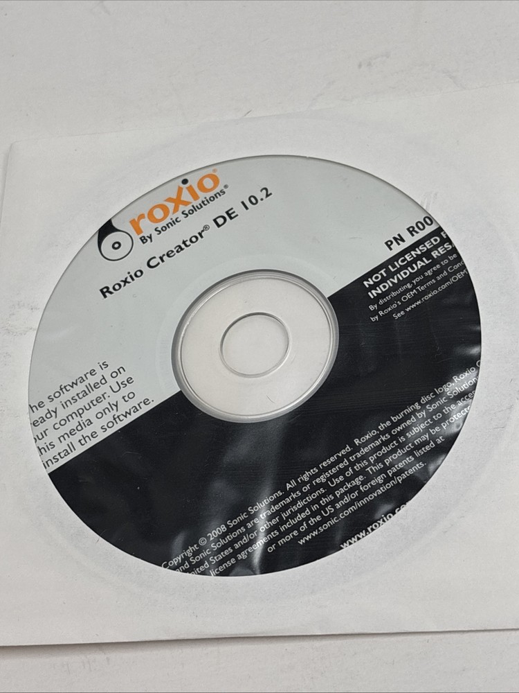 Roxio Creator DE 10.2 SOFTWARE