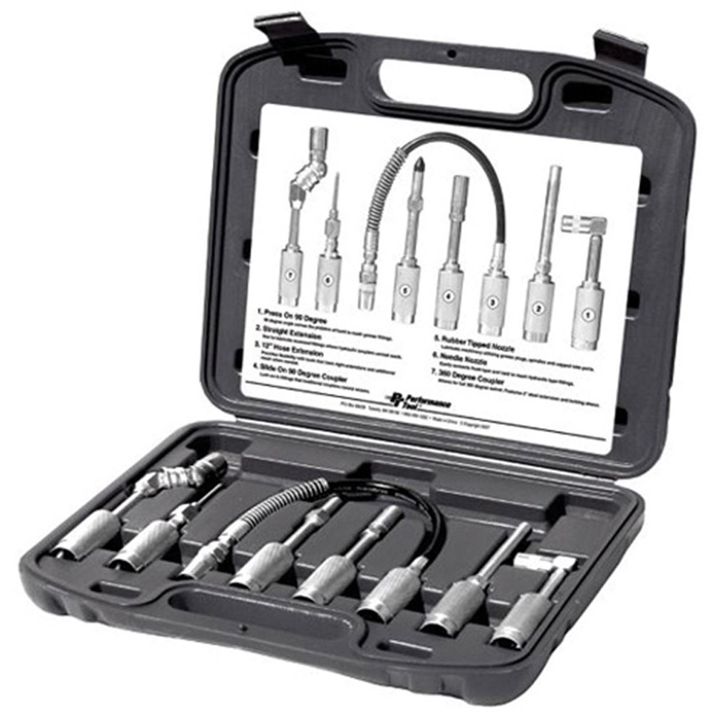 Performance Tool Lube Accessory Kit - 7-Piece W50049