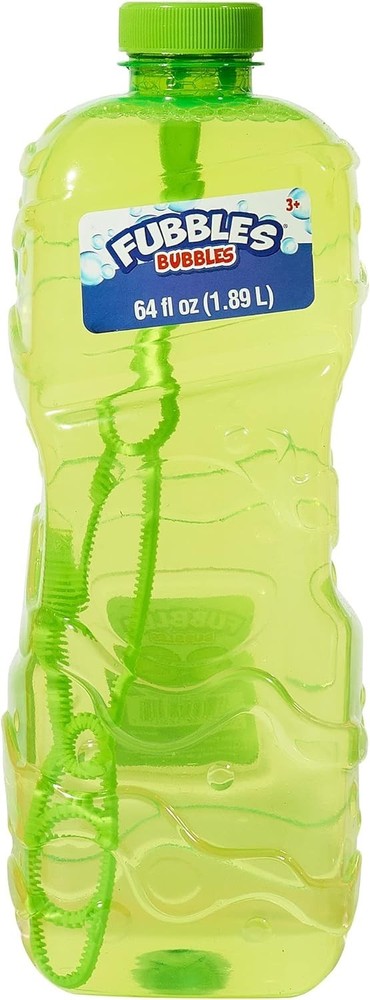 Bubbles by Fubbles 64oz Non Toxic Bubble Solution | Refill Solution for Bubbl...