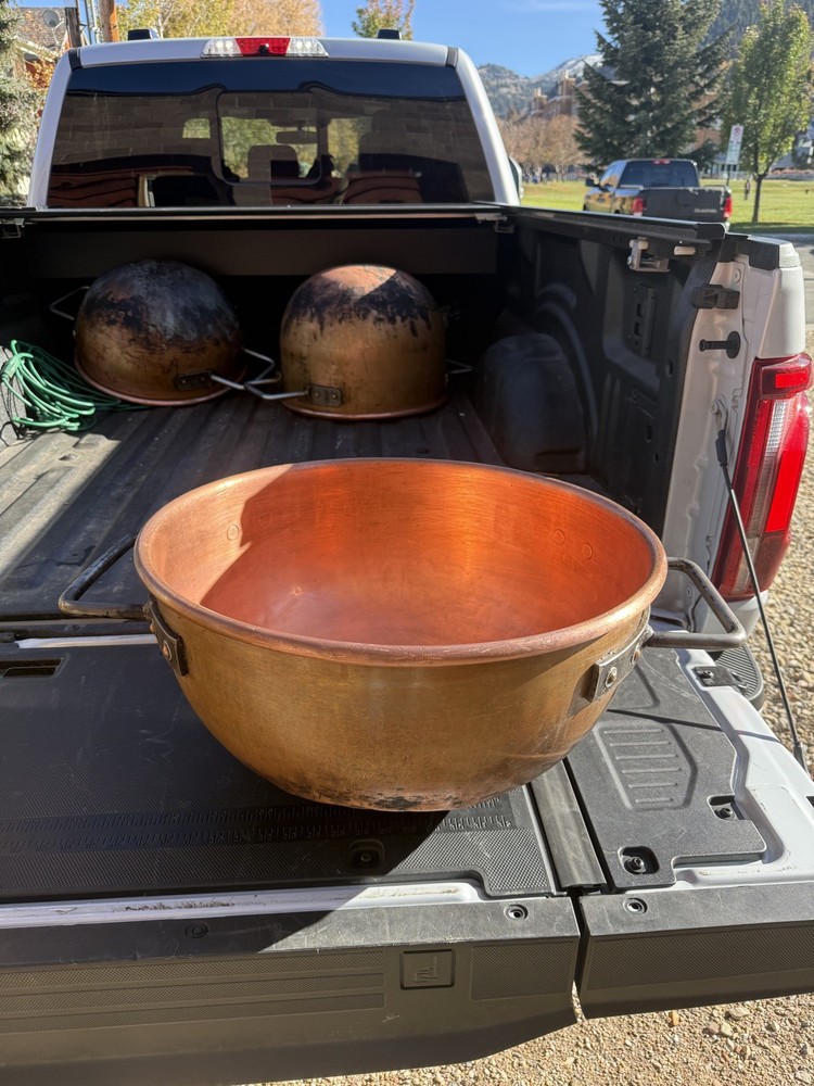 Large Capacity Copper Kettles