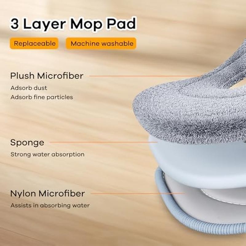 Spin Mop and Bucket System Include Dual Compartm Quality Durable Stainless Steel