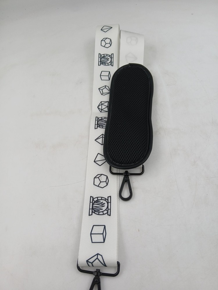 Dungeons Dragons Dice Pattern Shoulder Strap Adjustable Replacement Padded Hooks