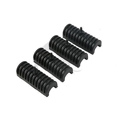 Black/Chrome Saddlebags Conversion Brackets For Harley Softail Fatboy 1984-2017