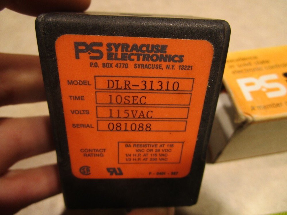 SYRACUSE ELECTRONICS DLR-31310, 115VAC, S0431
