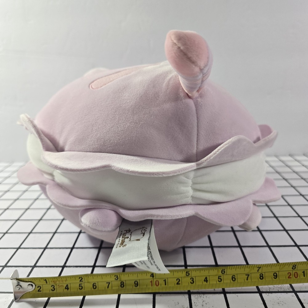 Gund Macaroons Plush Squishy Pink And White