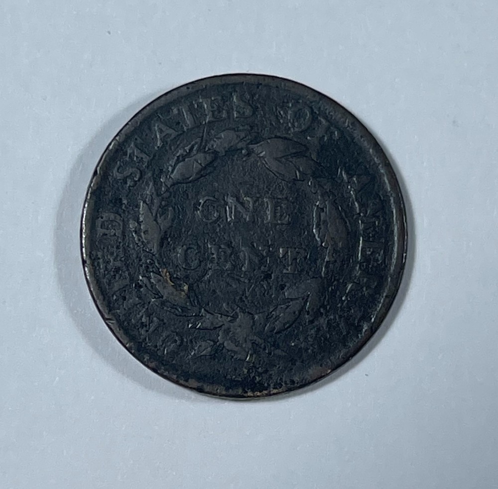 1818 Large cent VF damaged (#21766)