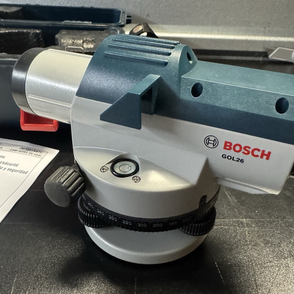 Bosch GOL26 Automatic Optical Level - Blue - Nice W/ Case