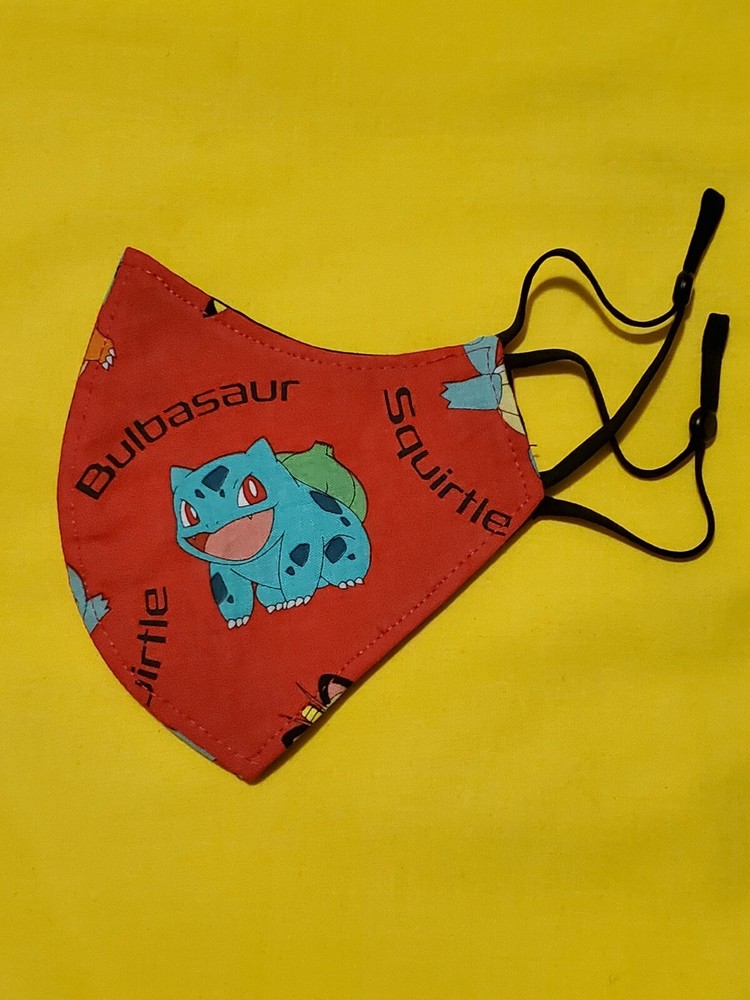 Youth Pokemon Adjustable Face Mask