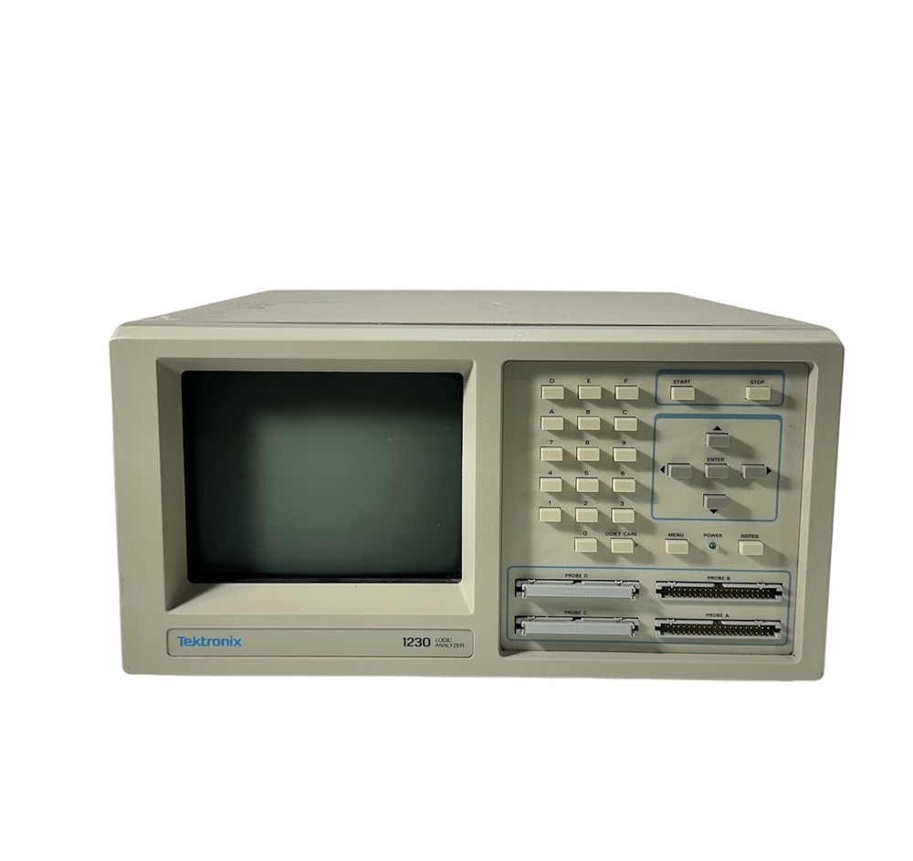 Tektronix 1230 ~ 32-Channel Logic Analyzer ~ Working / Broken Handle / READ