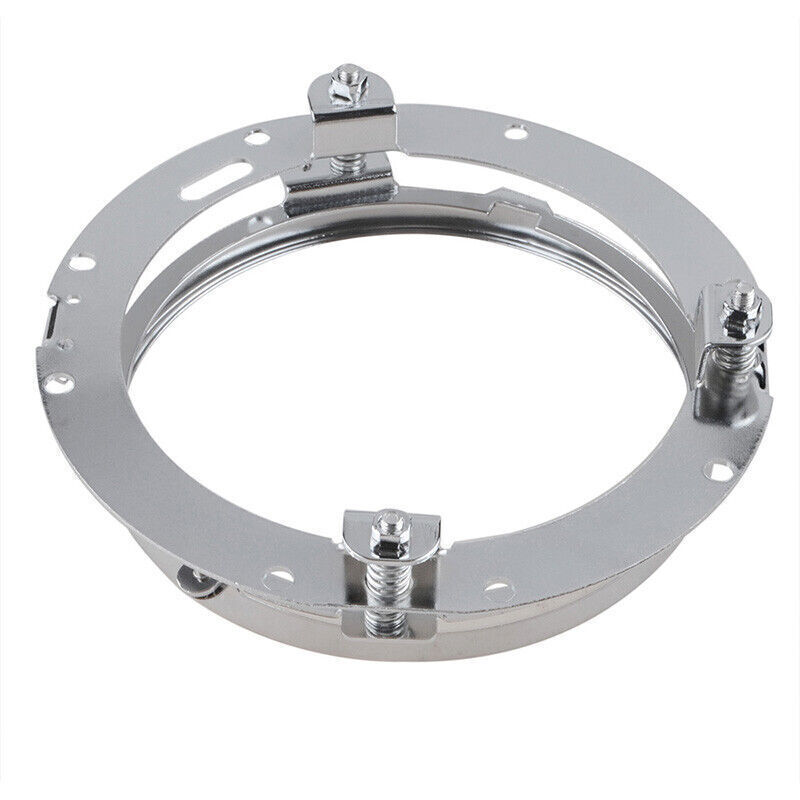 Fits for 94-13 Harley Electra Glide 7" LED Headlight Ring Light Bracket Mounting