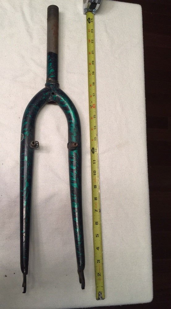 Used Tange Unicrown Fork Cycle Green Paint