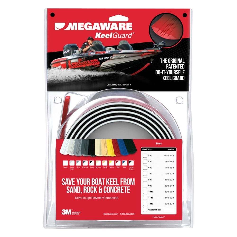Megaware 20108 Keelguard 8' L White Keel Protector