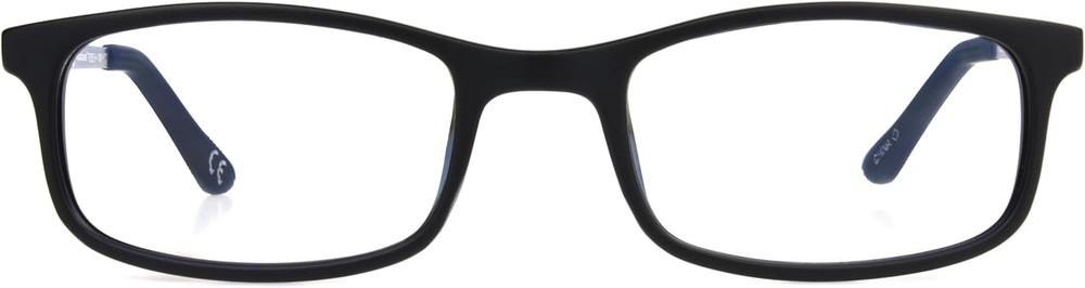 Foster Grant Men's Kramer e.Readers Reading Glasses Rectangular, Matte Black/Tra
