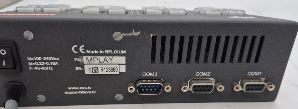 EVS MPlay remote controller W/ Power Cable