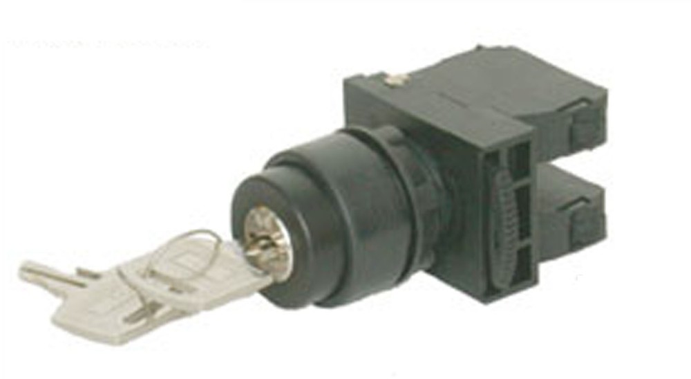 NHD NSS22-K311B Key 3 Position Selector Switch 1a1b Black