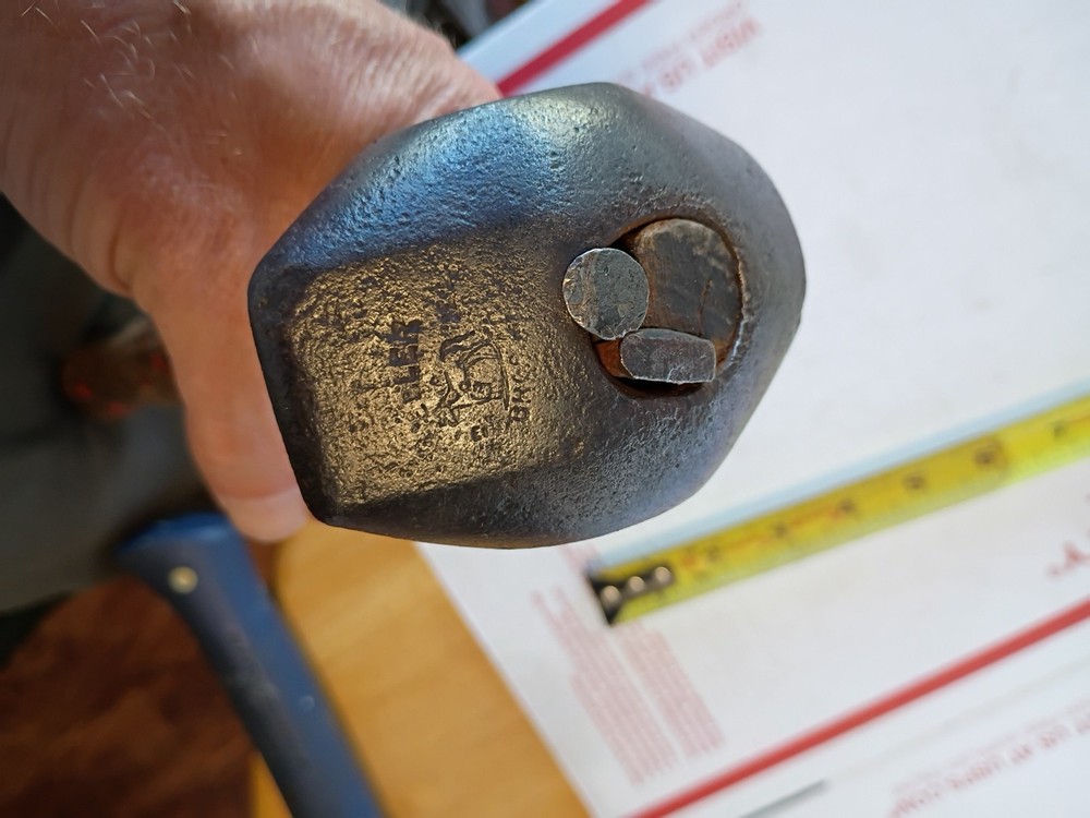 HELLER FARRIER'S CAT HEAD TURNING HAMMER-BLACKSMITH