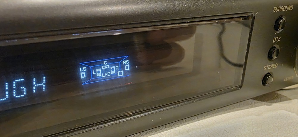 Technics SH-AC500D Digital Signal Processor Dolby