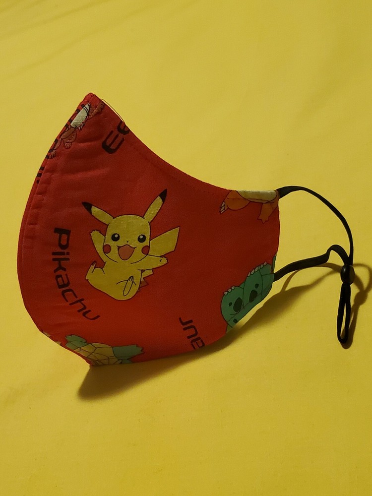 Youth Pokemon Adjustable Face Mask