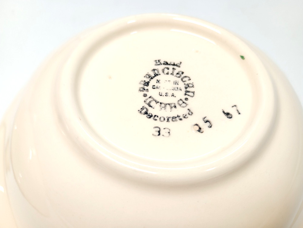 Two Franciscan apple themed plate set for replacement