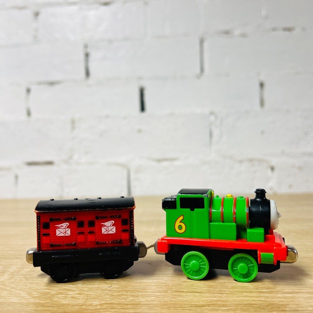 Pullstring Motorised Percy Thomas Take N Play Along Diecast Metal Push Trains