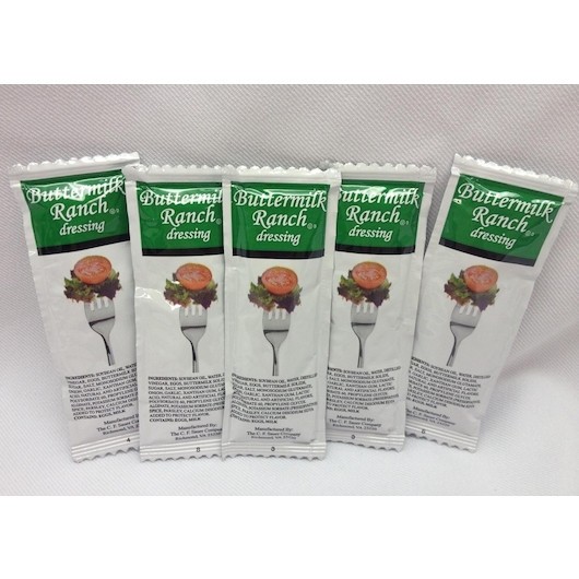 Sauer Ranch Buttermilk Dressing Single Serve, 12 Gram, 200 Per Case