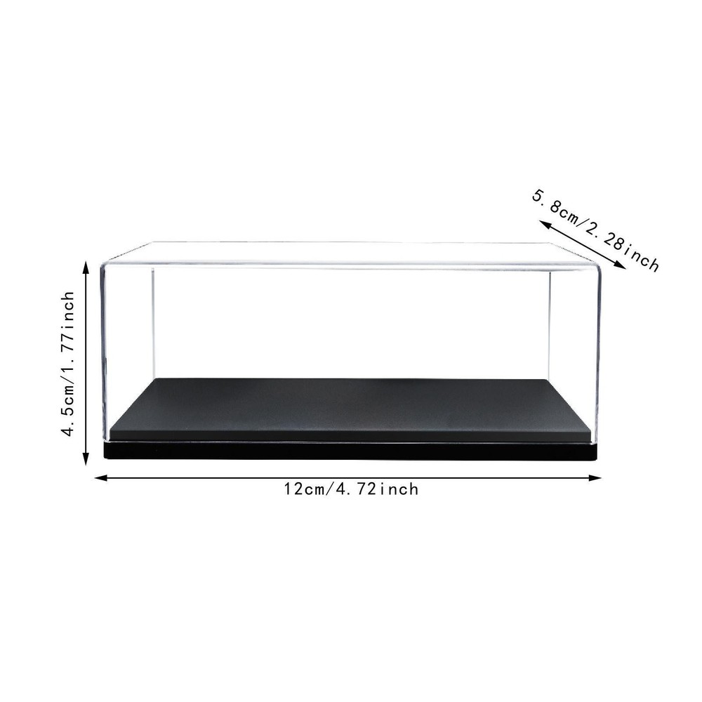 Acrylic Display Case with Base Handicrafts Storage Shelf