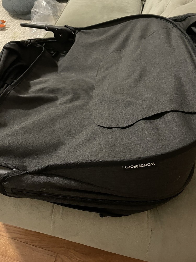 WONDERFOLD Retractable Stroller Canopy Featuring a Peek-a-Boo Window, 2 Pack