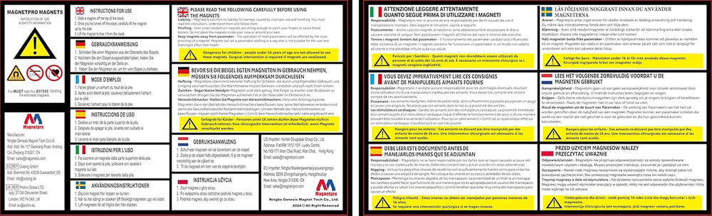 Multipurpose Switch Magnet, 220 LB Pull-Off Force Switchable Magnetic System, On