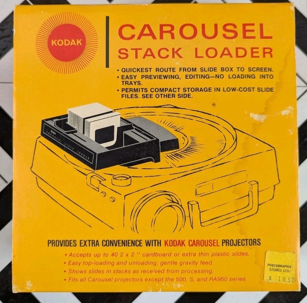 Kodak Carousel Stack Loader B40 with Box for Slide Projector Excellent
