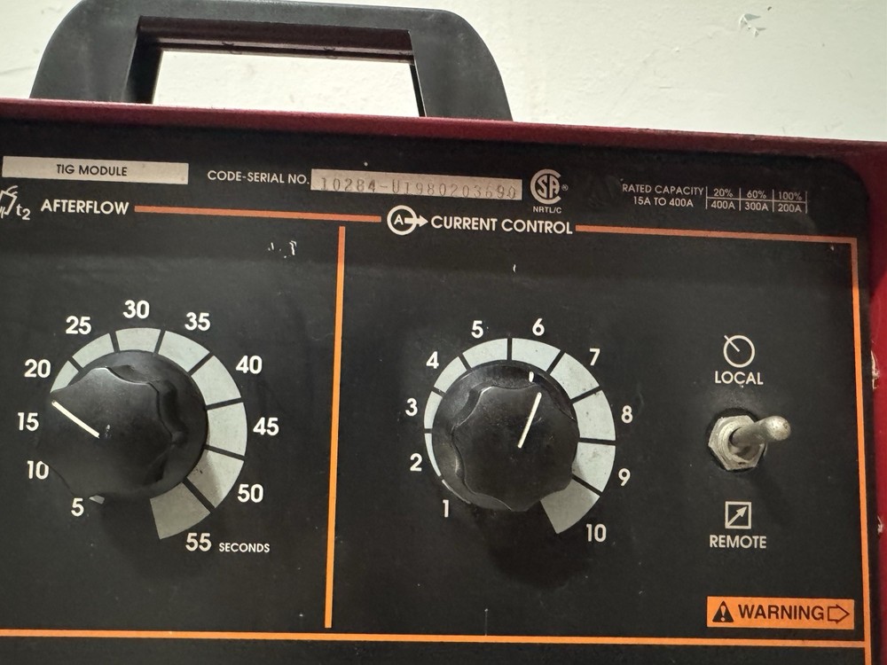 Lincoln Electric Tig Module With Control Cable