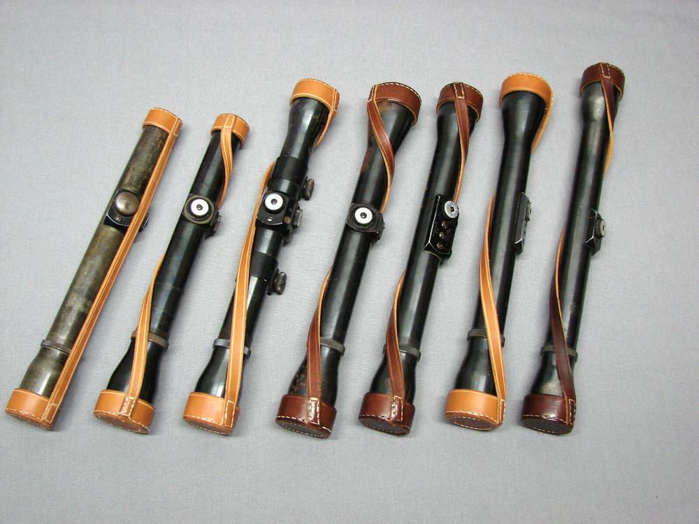 CUSTOM MADE RIFLE SCOPE LEATHER COVERS