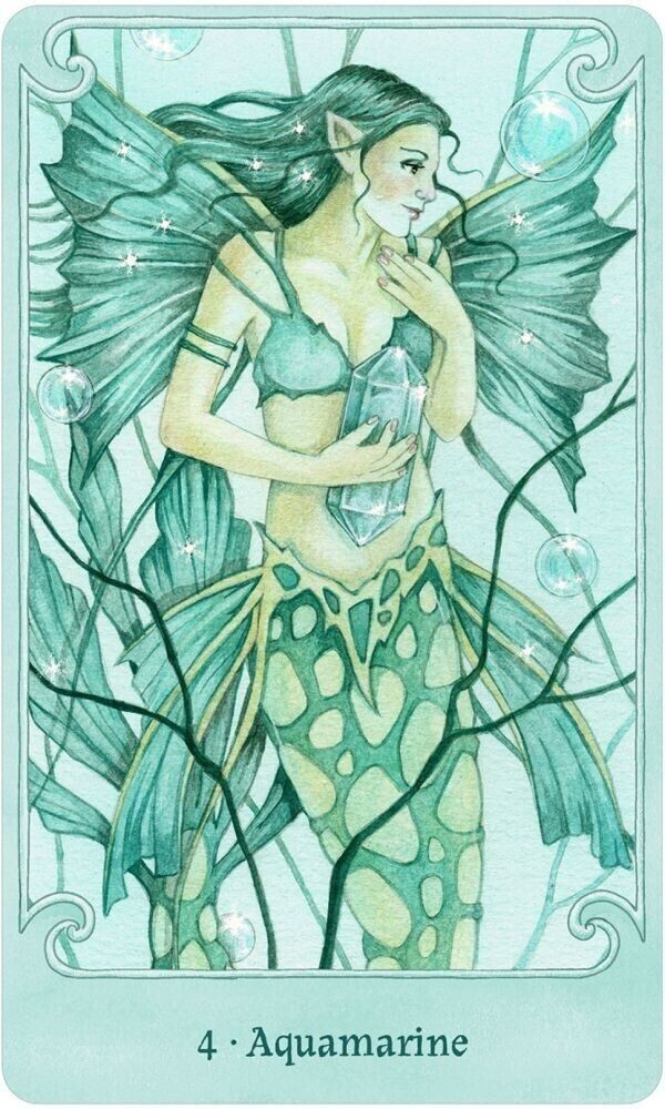 Fairy Gems A Crystal Oracle Deck & Book Set Us Games Systems Magic Artwork FRG40