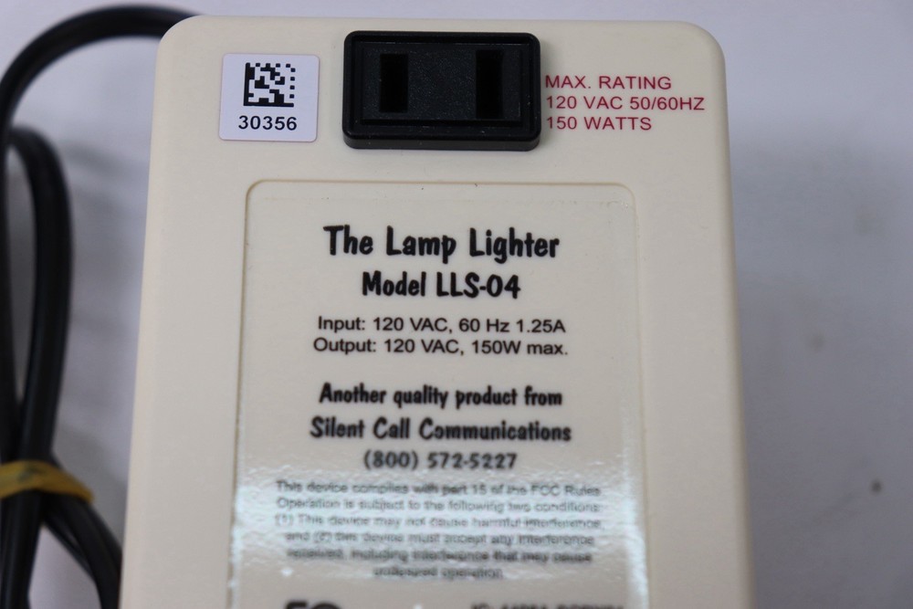 Silent LLS-04 Call Communications Lamplighter Receiver