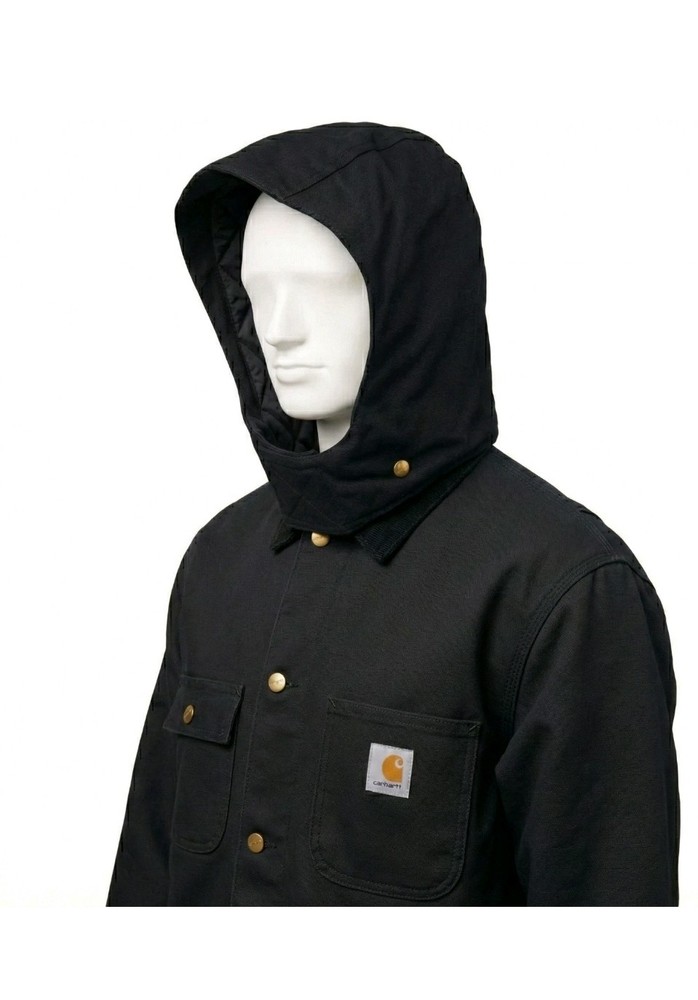 Carhartt Black Detachable Quilted Lined Hood Solid Specialty Accessory