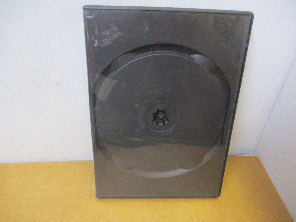 Standard Black DVD/CD 1 Disc Plastic Replacement Storage Case