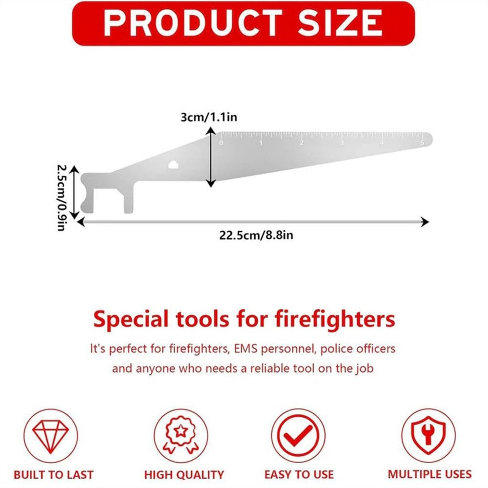 10PCS Firepik Firefighter Tools for First Responders Multipurpose Leverage NEW