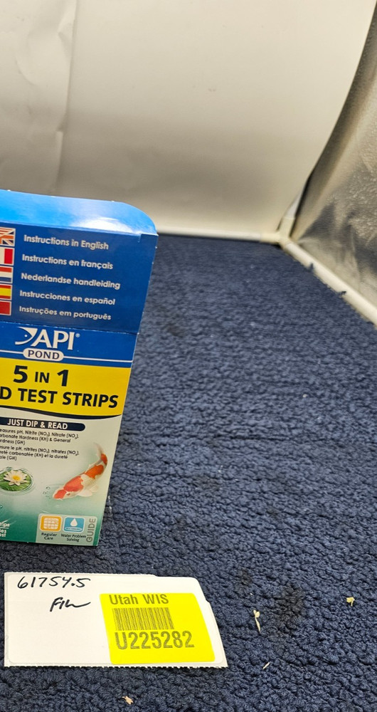 (QTY 25) API Pond 164F: 5-in-1 Water Pond Test Strips - Water Problem Solving