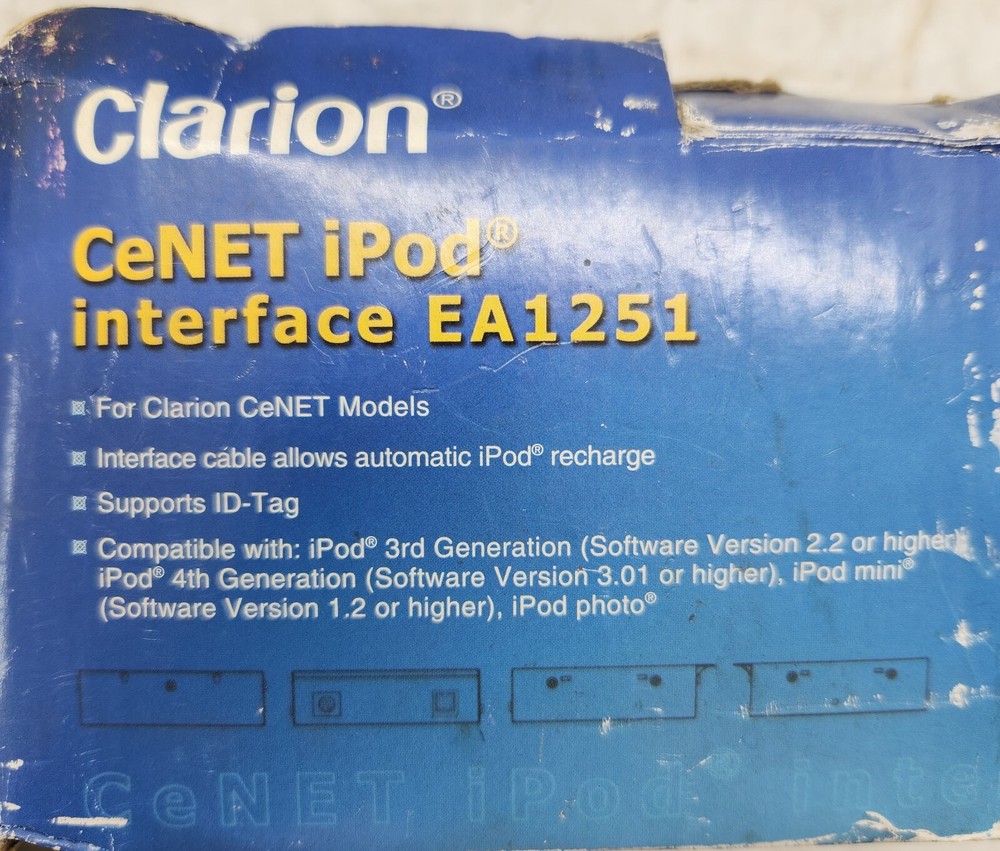 # EA-1251B-A NEW Clarion CeNET iPod Interface