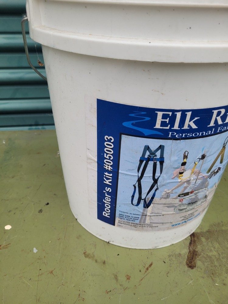 Elk River 05003 Roofer Harness Kit ConstructionPlus Reusable Anchor