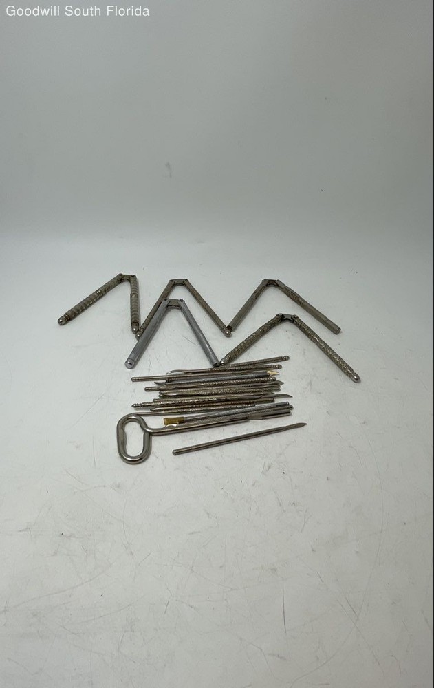 Lot Of Assorted Silver-Tone Mixed Tools Nutcrackers Handheld Tools