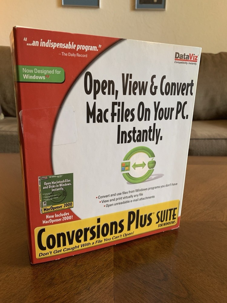 Conversions Plus Suite for Windows XP and later — CD version