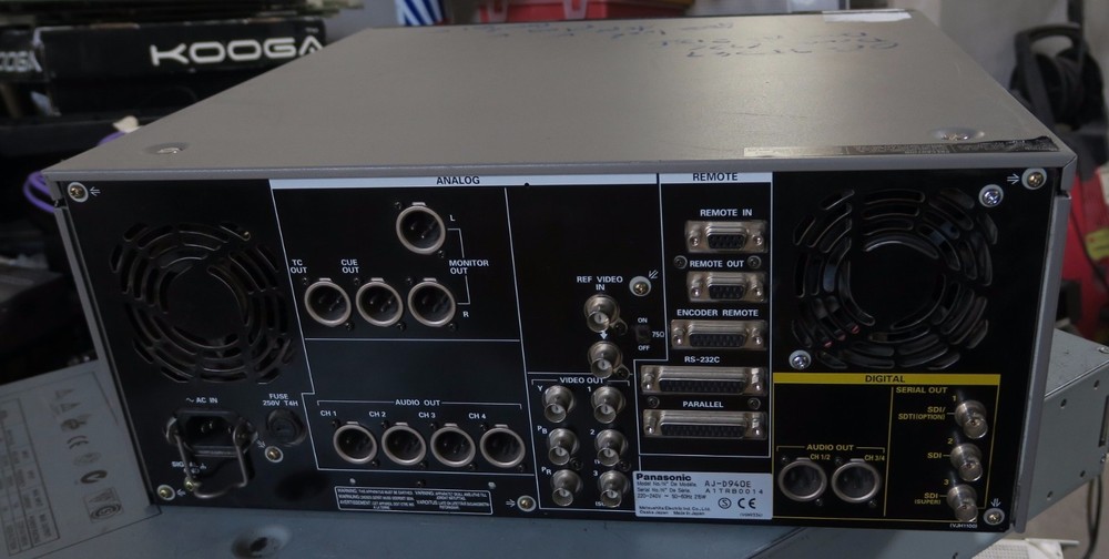 Panasonic aj-d940e pal dvcpro50 slo motion / player