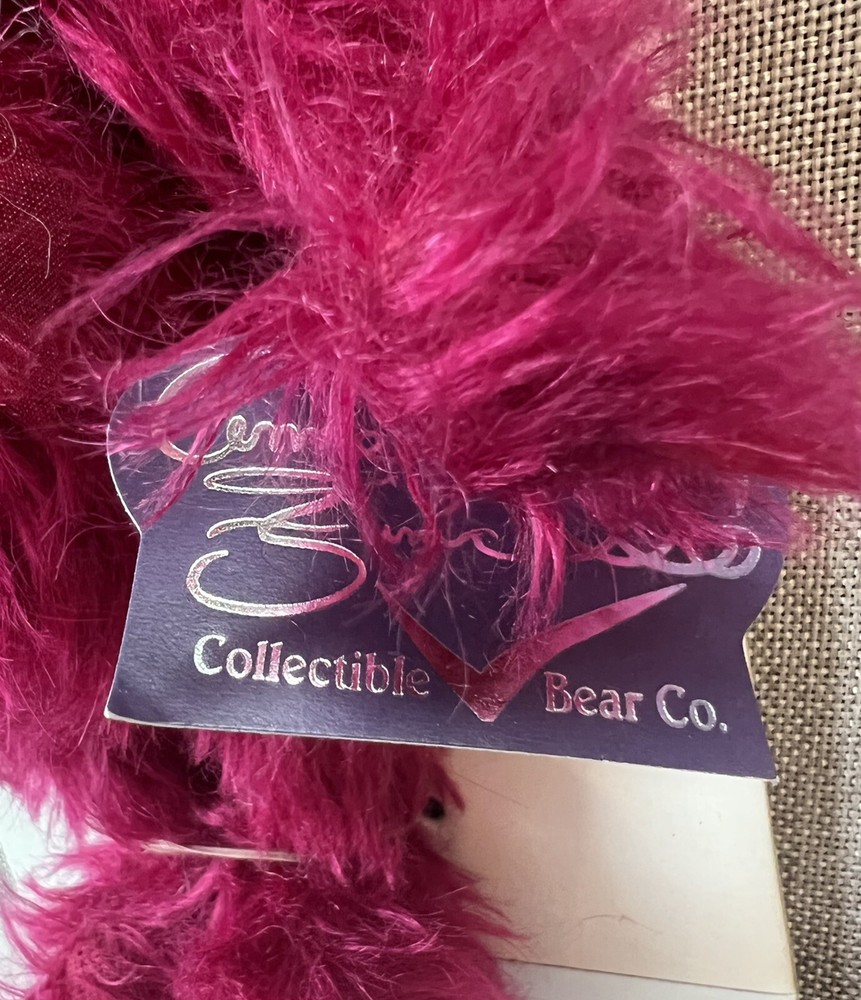 Annette Funicello Ruby Red Bear 88272 Certificate