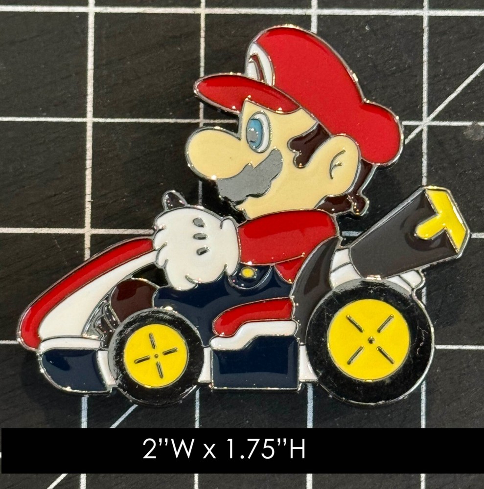 Nintendo Mario Racing Enamel Pins