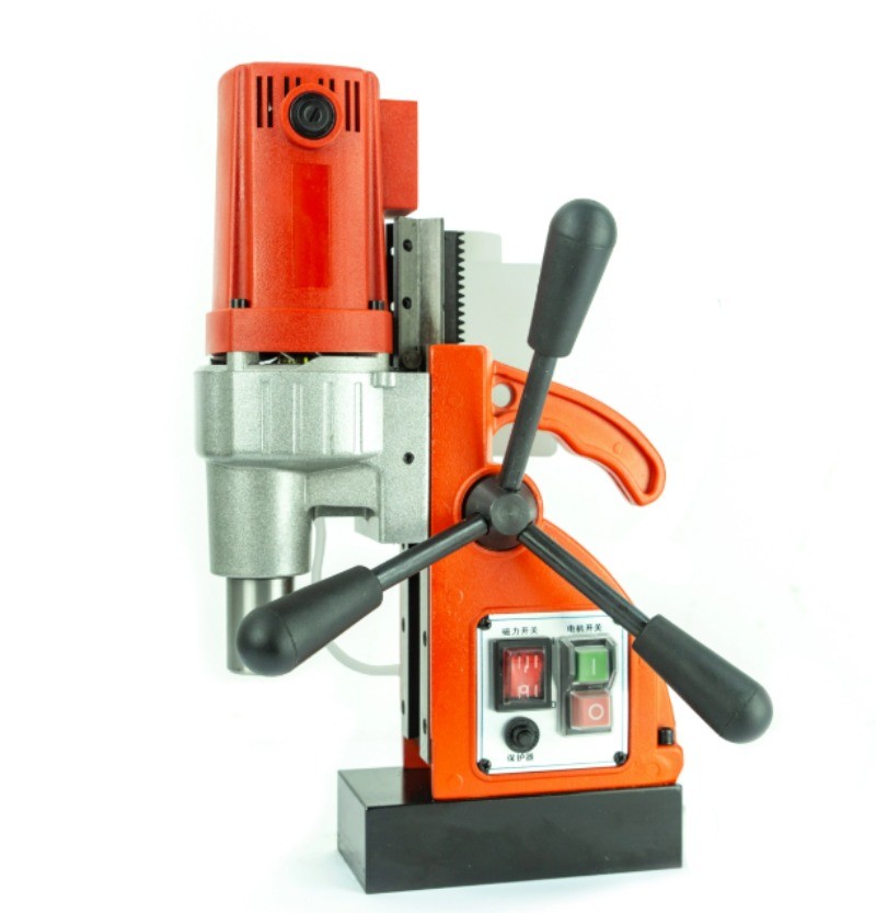 Multi-Function Magnetic Drill Reversible Threading Hollow Drilling Machine