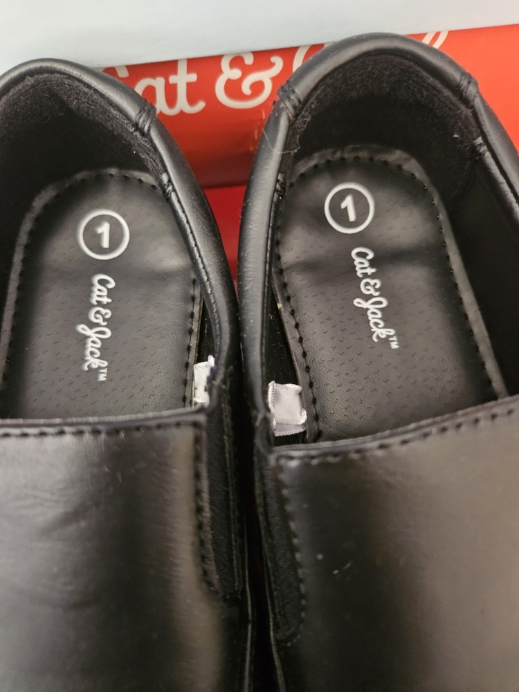 Boys black loafer