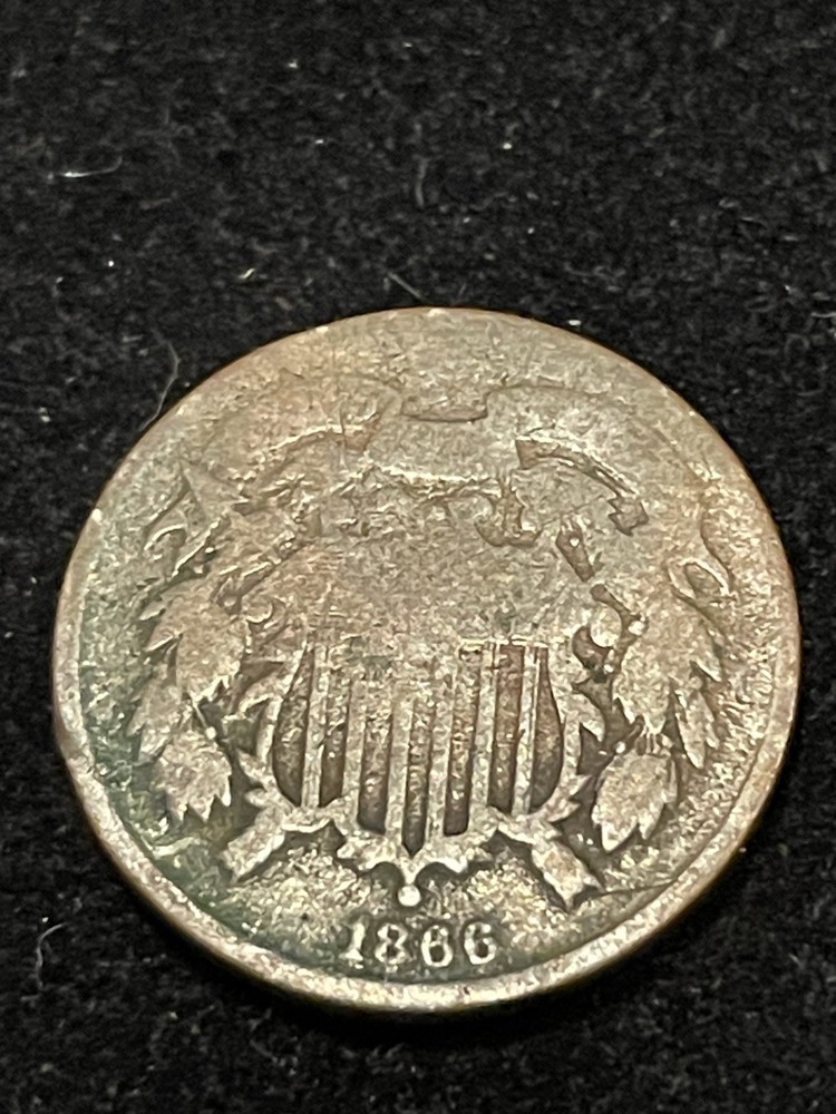 1866 TWO CENT PIECE - US Coin Ungraded