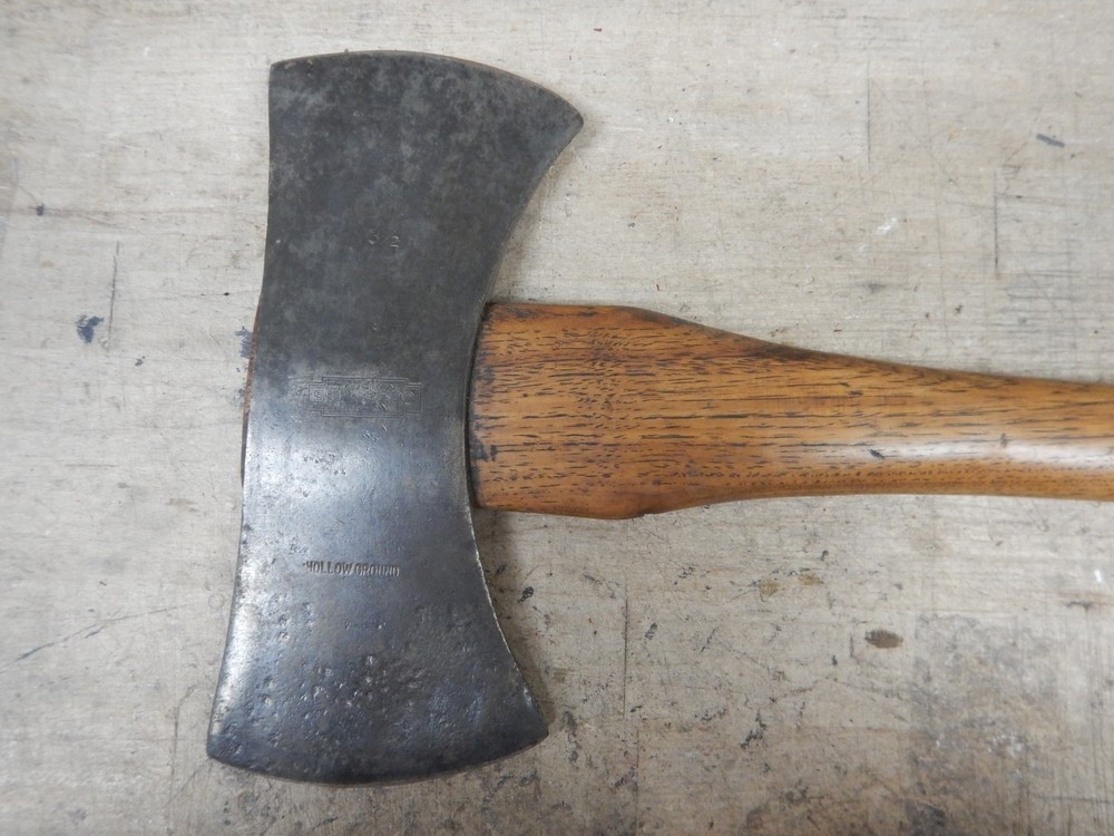 Vintage Vaughan Sub-Zero  Double bit axe - straight nice handle