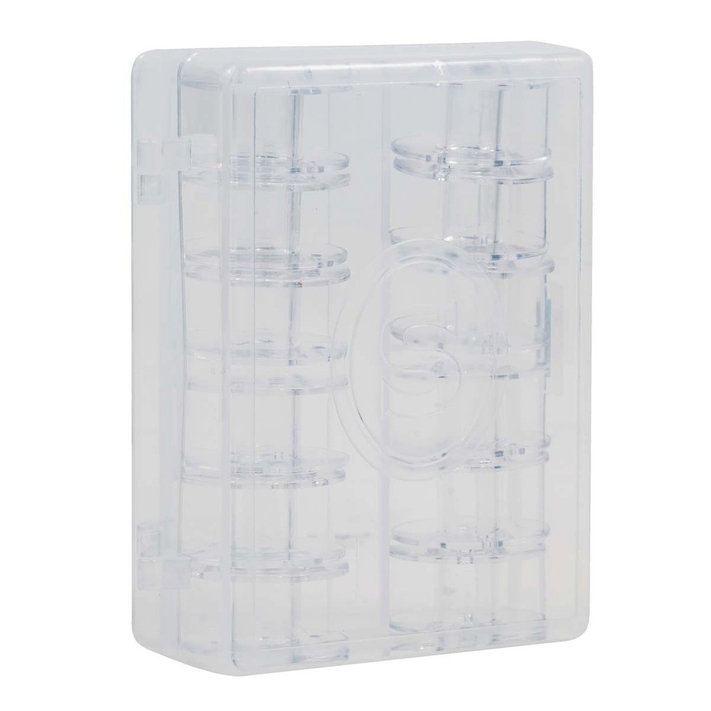 Transparent Plastic Class 15J Bobbins 12/Pkg
