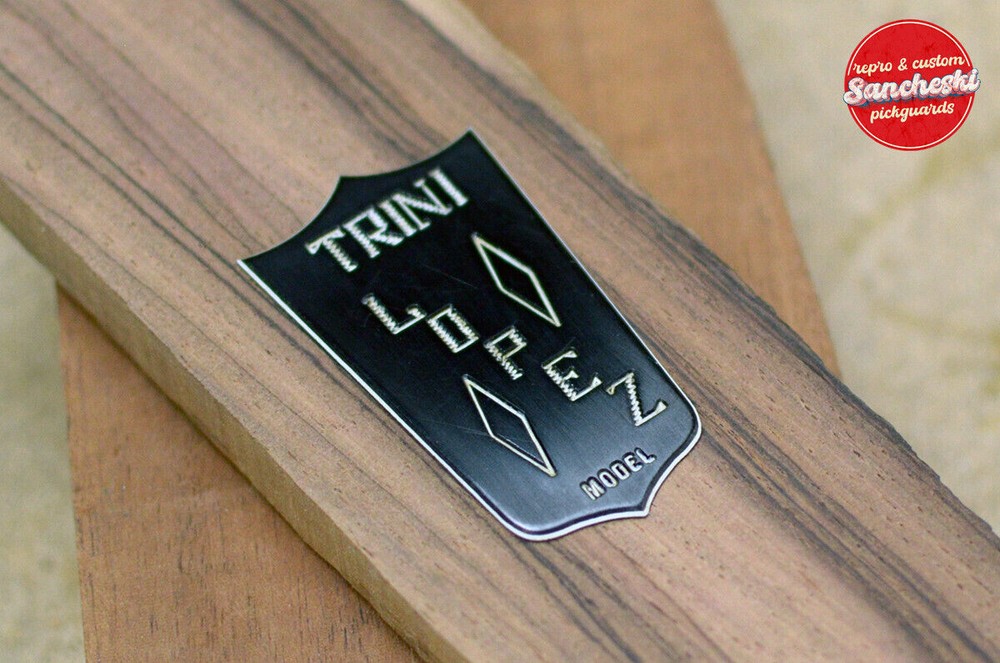1960s Gibson Trini Lopez engraved plate